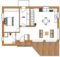 plan maison bois