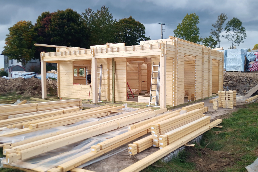 construction de maison ossature bois