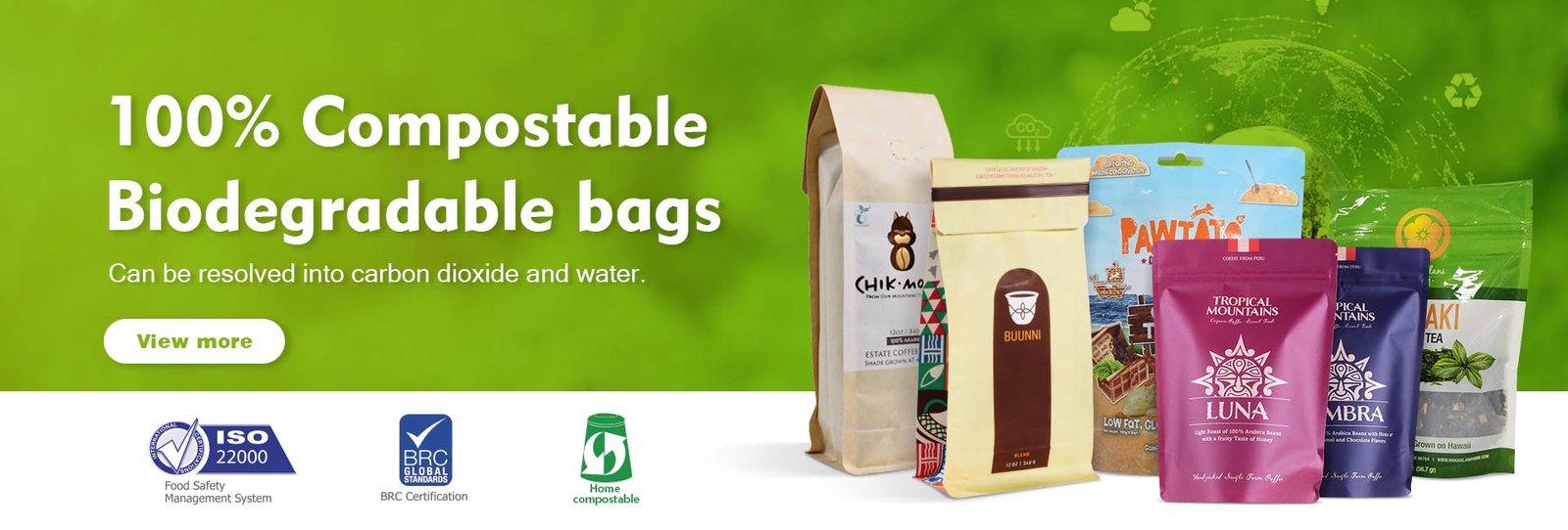 'emballage biodégradables