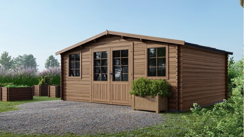 chalet bois 20m2