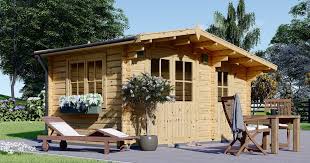 chalet en bois jardin