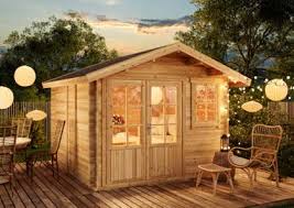 chalet jardin en bois