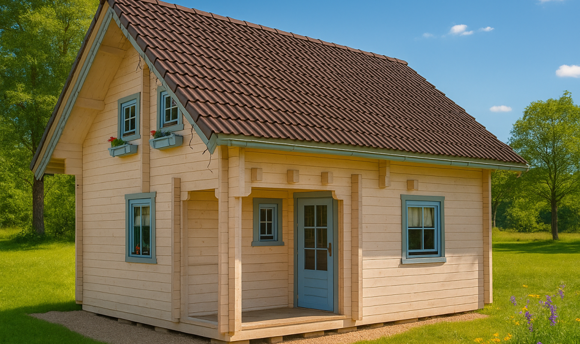 chalet en bois kit