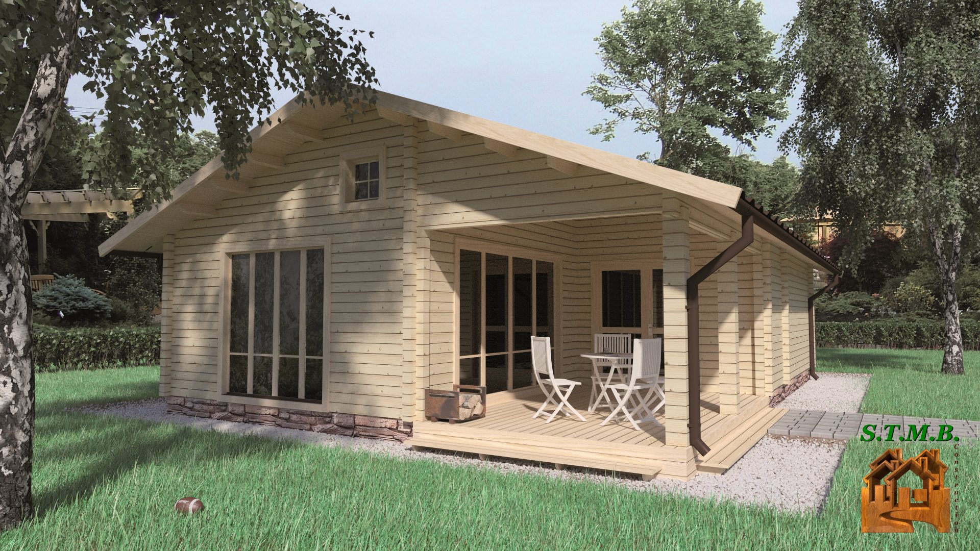 chalet en kit bois