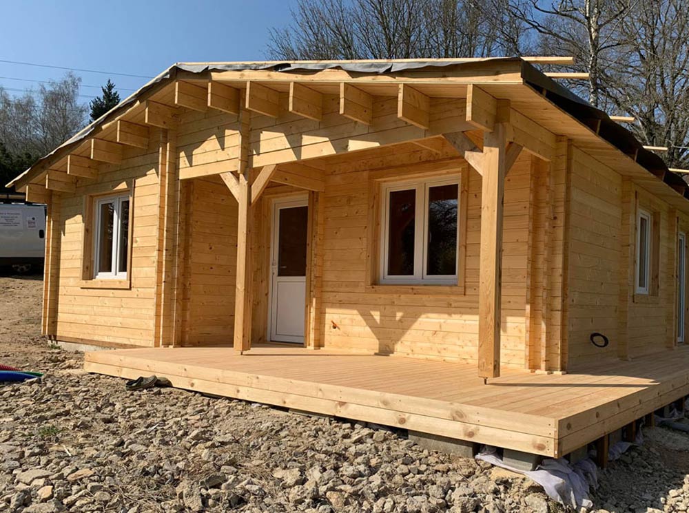chalet en kit en bois